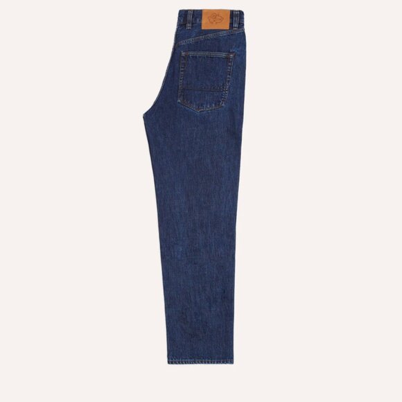 Drake's - Stone Wash 14.2oz Japanese Selvedge Denim Five-Pocket Jeans - Size 29 - Picture 2 of 11